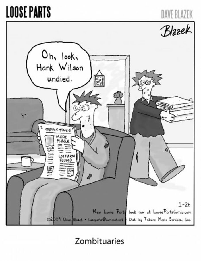 Artist Made 30 New One-Panel Cartoons With Unexpected Twists