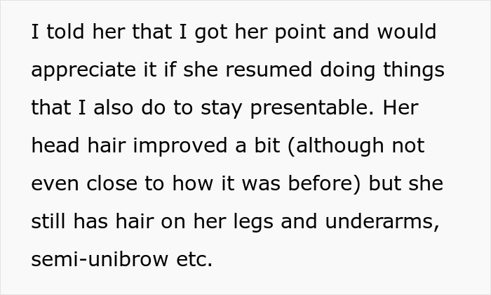 Woman Stops Shaving And Wearing Makeup, Making Boyfriend Regret Mocking Her Long Beauty Routine