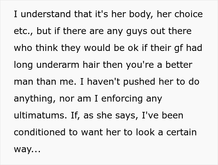 Woman Stops Shaving And Wearing Makeup, Making Boyfriend Regret Mocking Her Long Beauty Routine
