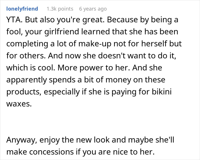 Woman Stops Shaving And Wearing Makeup, Making Boyfriend Regret Mocking Her Long Beauty Routine