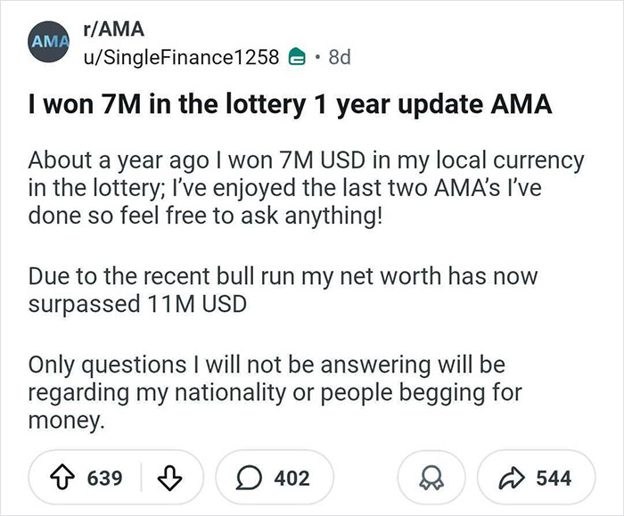 $7M Lottery Winner Reveals The Unexpected Downsides Of Sudden Wealth
