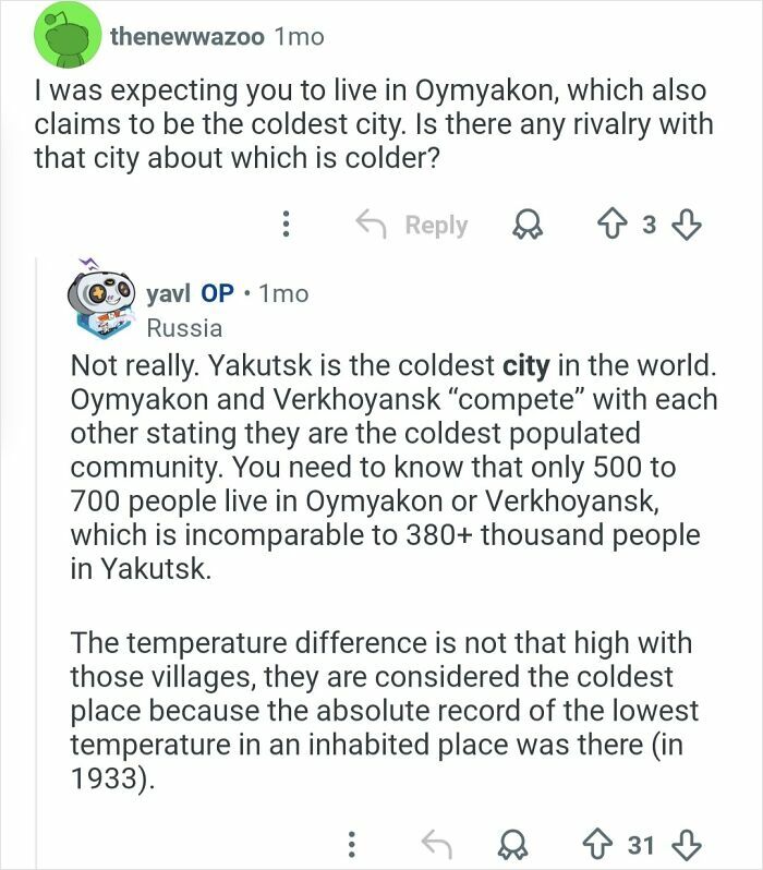 20 Facts About Living In The Coldest City In The World