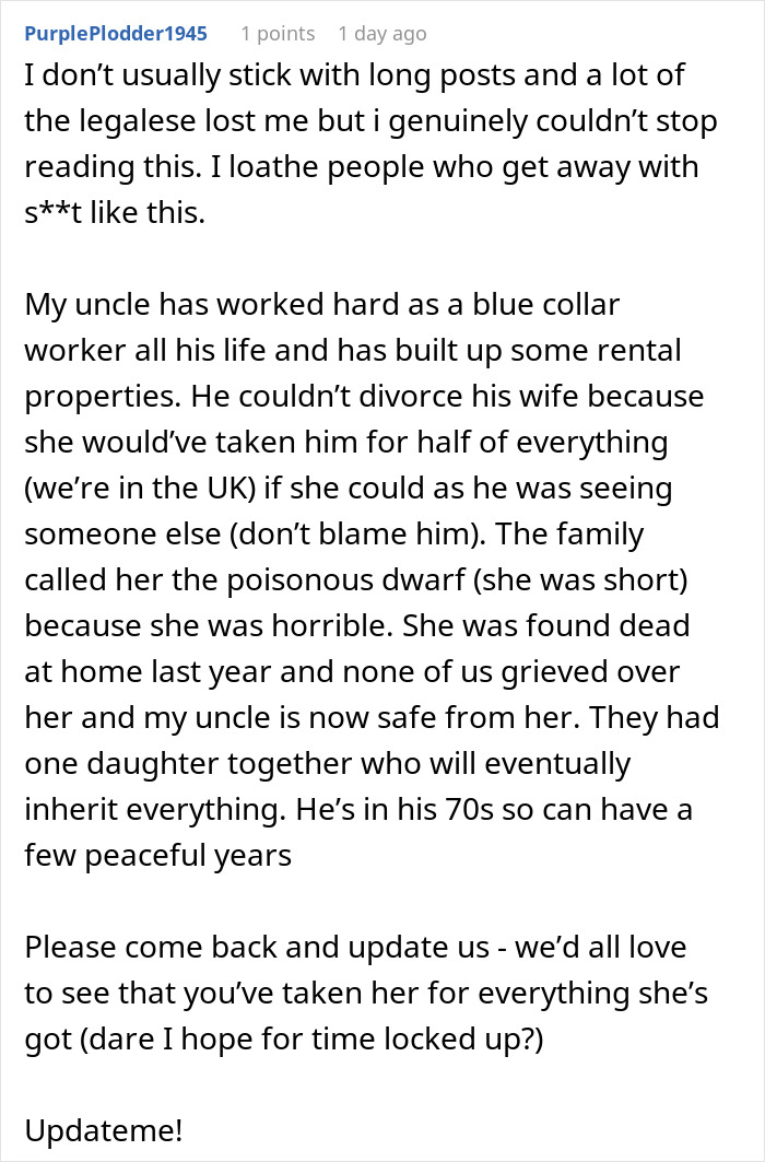 &#8220;I Couldn&#8217;t Care Less&#8221;: Grieving Daughter Makes Step-Monster Lose Everything In Court