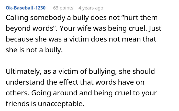 Husband Calls Wife A Bully Knowing It Will Trigger Her: &#8220;Bullies Made Her Life Hell&#8221;