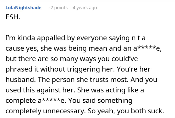 Husband Calls Wife A Bully Knowing It Will Trigger Her: &#8220;Bullies Made Her Life Hell&#8221;