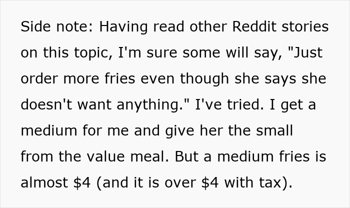 Man Films His Wife Secretly To Prove She Eats All His Fries, Family Drama Ensues