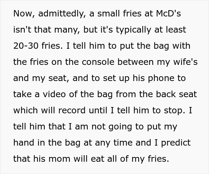 Man Films His Wife Secretly To Prove She Eats All His Fries, Family Drama Ensues
