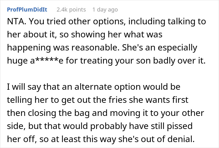Man Films His Wife Secretly To Prove She Eats All His Fries, Family Drama Ensues