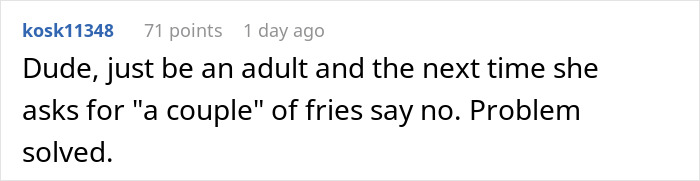Man Films His Wife Secretly To Prove She Eats All His Fries, Family Drama Ensues
