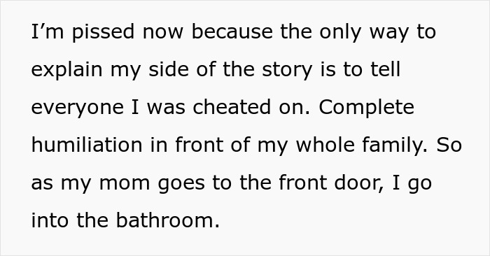Guy Runs Out The Window After His Moms Attempt To Reconcile Him And His Ex Fiancé