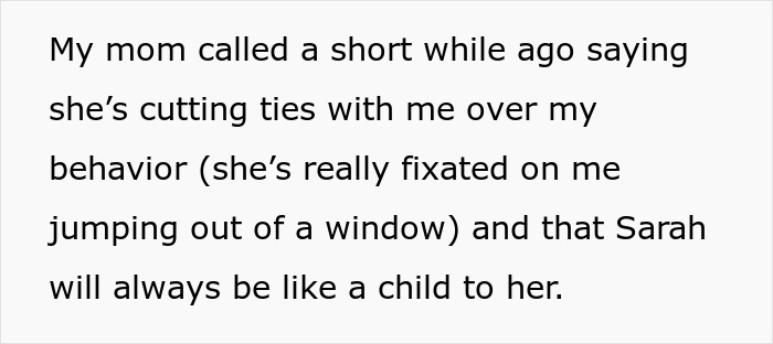 Guy Runs Out The Window After His Moms Attempt To Reconcile Him And His Ex Fiancé