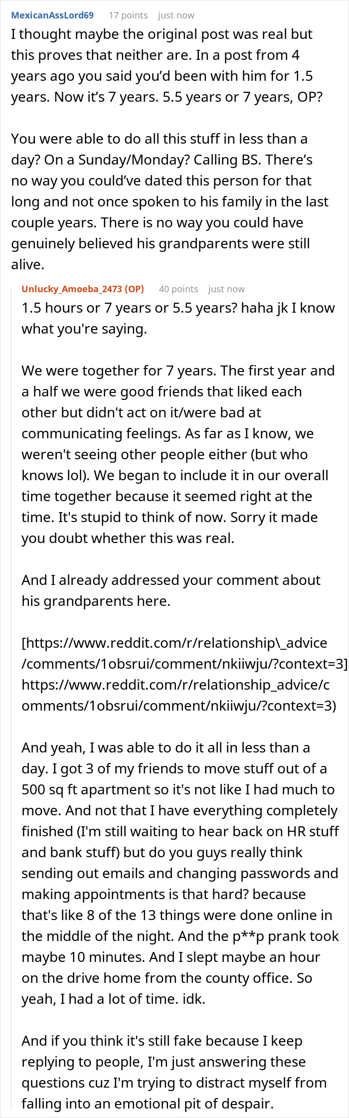 Man Announces To Everyone Except His GF Of 7 Years That They Broke Up