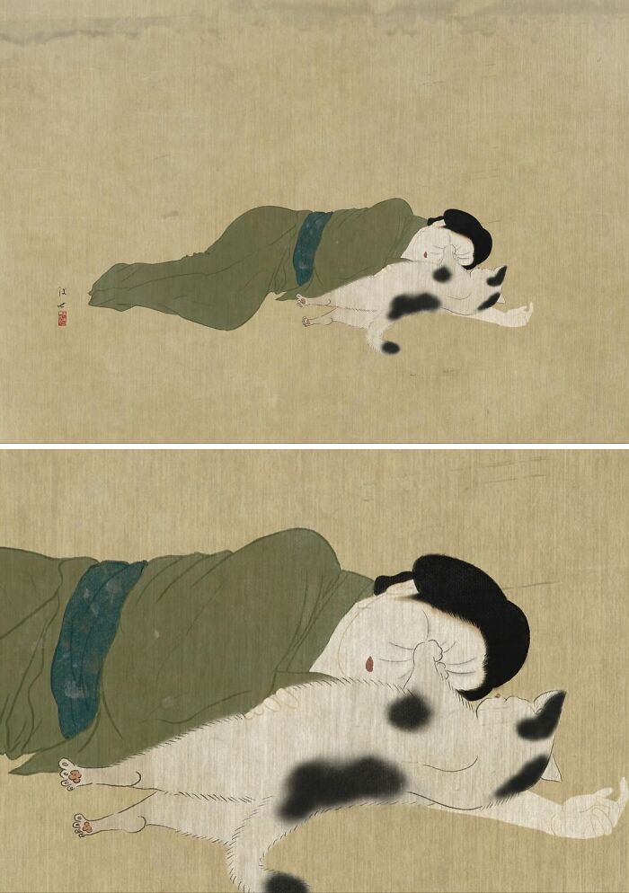 This Japanese Artist Uses Traditional Painting Styles In Modern Ways, Here Are 52 Of Their Best Works