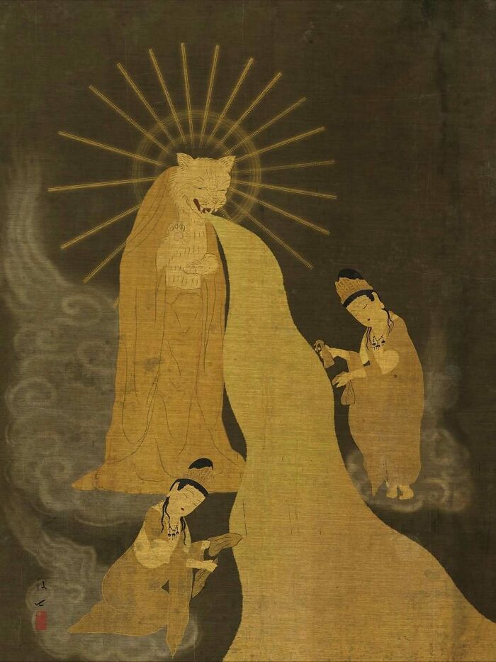 This Japanese Artist Uses Traditional Painting Styles In Modern Ways, Here Are 52 Of Their Best Works