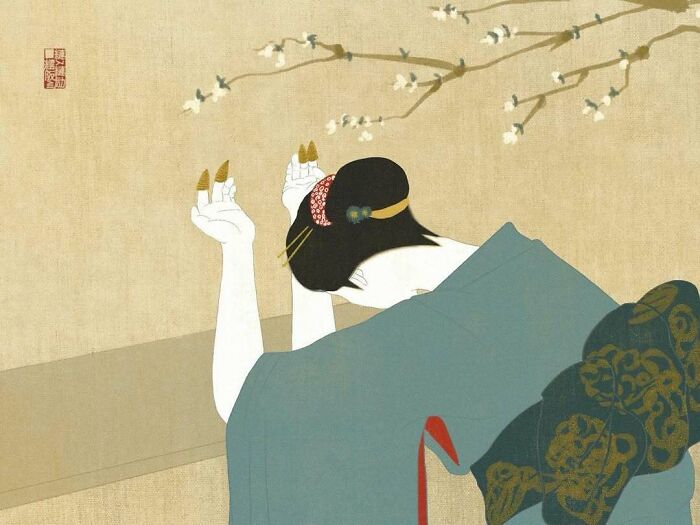 This Japanese Artist Uses Traditional Painting Styles In Modern Ways, Here Are 52 Of Their Best Works