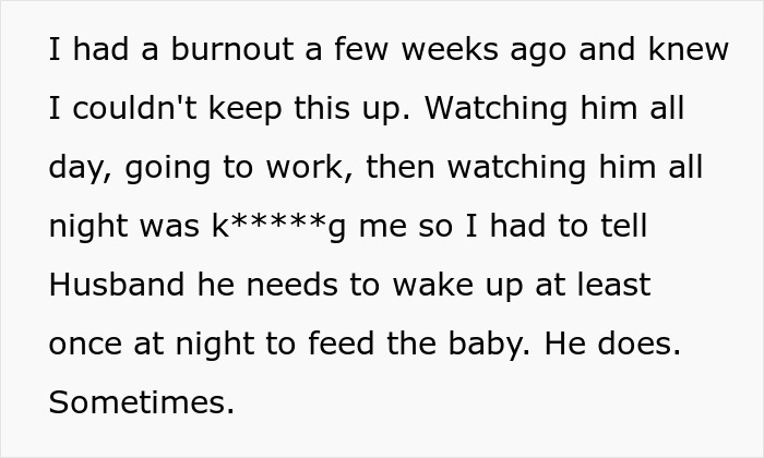 Burnt-Out Wife Asks Husband To Feed The Baby Once A Night, Furious He Can’t Even Manage That Burnt-Out Wife Asks Husband To Feed The Baby Once A Night, Furious He Can’t Even Manage That