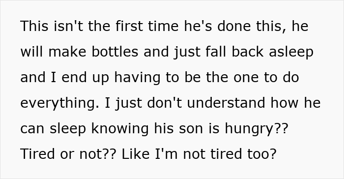 Burnt-Out Wife Asks Husband To Feed The Baby Once A Night, Furious He Can’t Even Manage That Burnt-Out Wife Asks Husband To Feed The Baby Once A Night, Furious He Can’t Even Manage That