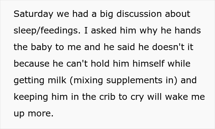Burnt-Out Wife Asks Husband To Feed The Baby Once A Night, Furious He Can’t Even Manage That Burnt-Out Wife Asks Husband To Feed The Baby Once A Night, Furious He Can’t Even Manage That