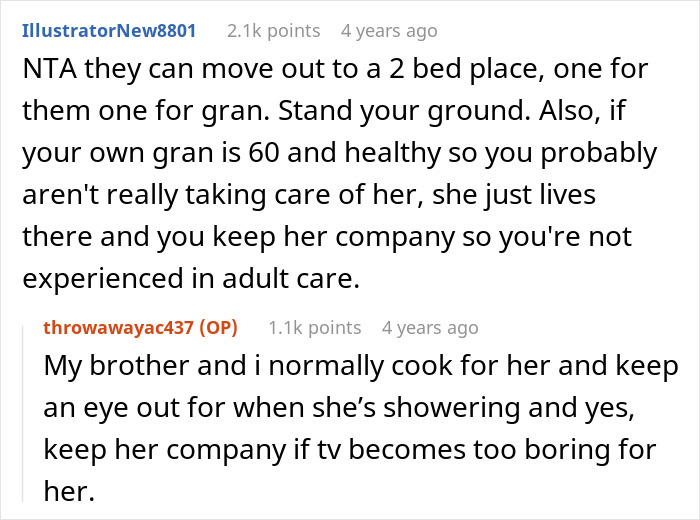 BIL Tries To Dump Grandma On Wife’s Siblings, Sis Called Selfish As She Refuses To Take Care Of Her