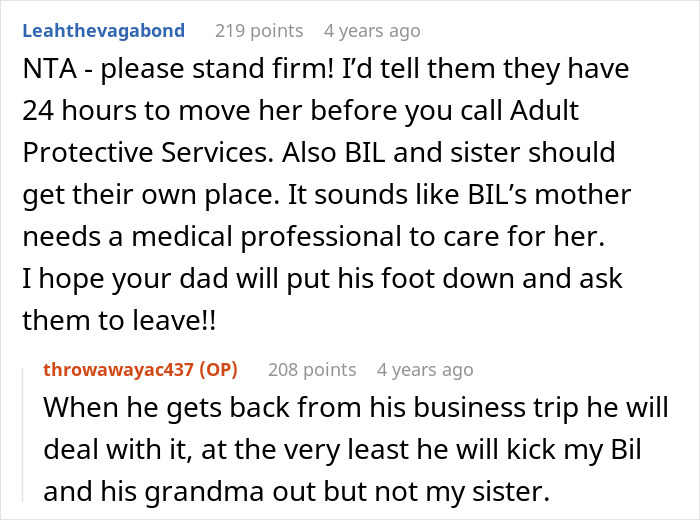BIL Tries To Dump Grandma On Wife’s Siblings, Sis Called Selfish As She Refuses To Take Care Of Her