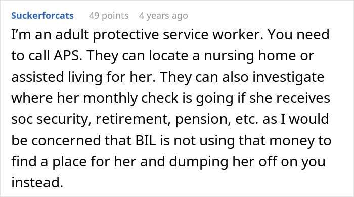 BIL Tries To Dump Grandma On Wife’s Siblings, Sis Called Selfish As She Refuses To Take Care Of Her