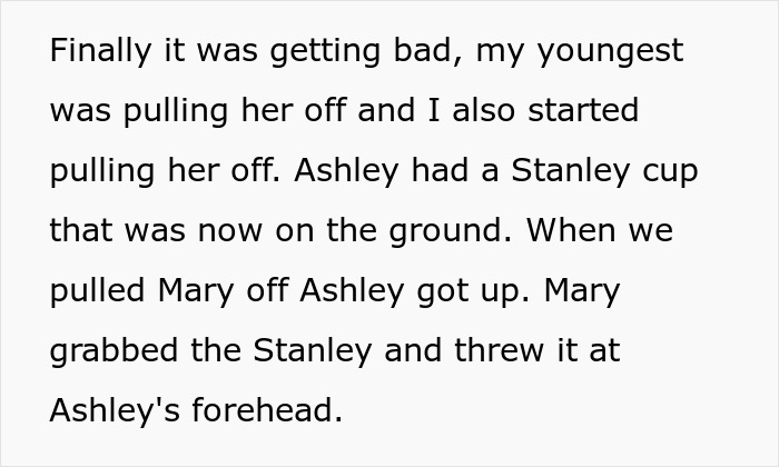 Sis Uses Late Hubs To Mock Widow, She Beats Her To A Concussion, Parent Thinks She Deserves It