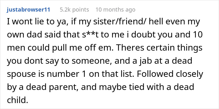 Sis Uses Late Hubs To Mock Widow, She Beats Her To A Concussion, Parent Thinks She Deserves It