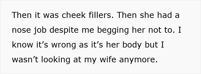Wife&#8217;s Multiple Surgeries Turn Her Into A Stranger, Disappointed Hubs No Longer Finds Her Attractive