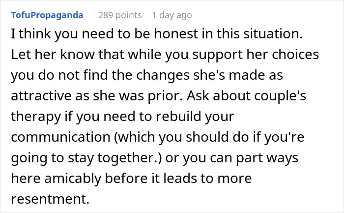 Wife&#8217;s Multiple Surgeries Turn Her Into A Stranger, Disappointed Hubs No Longer Finds Her Attractive