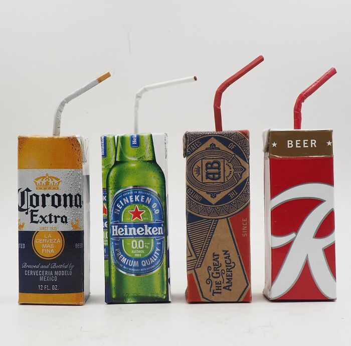 Artist Uses Trash To Show The Irony Behind Modern Consumer Culture (24 Pics)