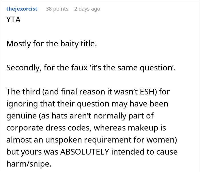 Work Drama Ensues When A Man Asks His Coworker Why She Wears Makeup All The Time