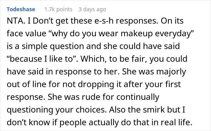 Work Drama Ensues When A Man Asks His Coworker Why She Wears Makeup All The Time