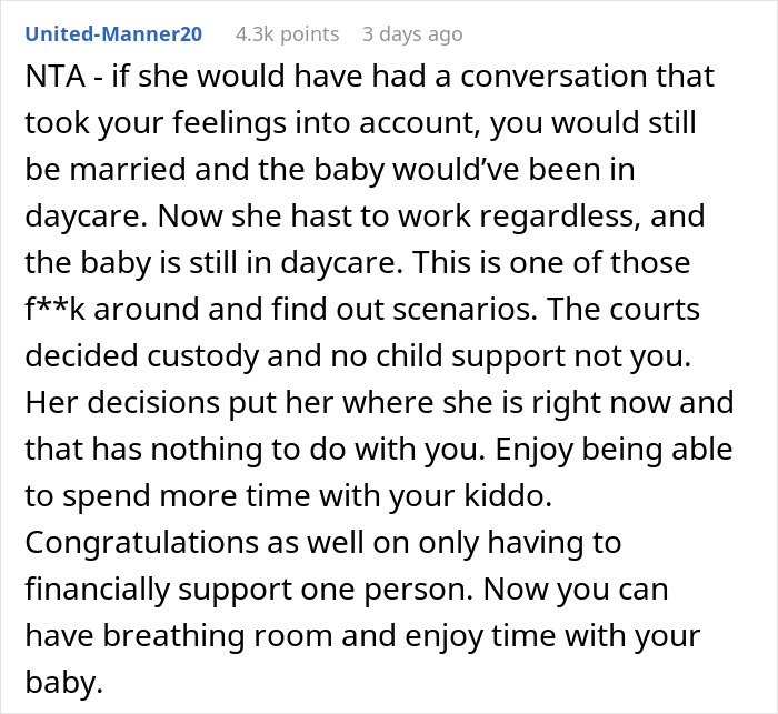 New Mom Demands To Be A Stay-At-Home Mom, Regrets It After Her Husband Divorces Her