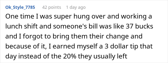 Young Waiter Doesn’t Bring A Customer Their Change, Gets Confused When They Ask For It