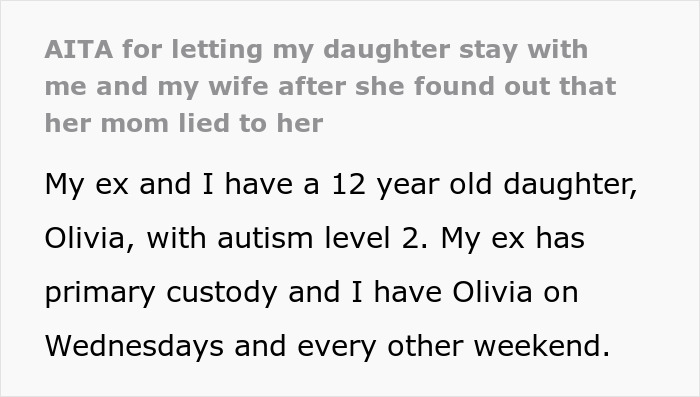 Mom’s Lie About Vacation Shatters Autistic Daughter’s Trust, Dad Won’t Push Her To Go Back Home