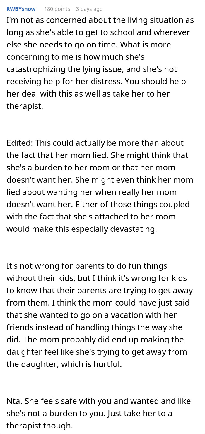 Mom’s Lie About Vacation Shatters Autistic Daughter’s Trust, Dad Won’t Push Her To Go Back Home