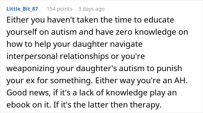 Mom’s Lie About Vacation Shatters Autistic Daughter’s Trust, Dad Won’t Push Her To Go Back Home