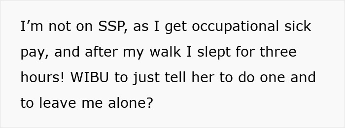 Person Recovering From Surgery Stupefied After Nasty Neighbor Says She’s Reporting Them For Fraud