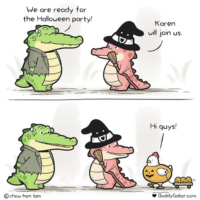 50 Wholesome Comics About An Alligator And His Friends By This Artist (New Pics)