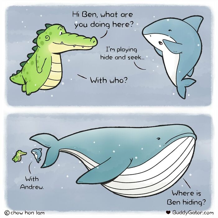 50 Wholesome Comics About An Alligator And His Friends By This Artist (New Pics)