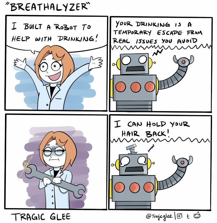 23 Hilariously Ironic Comics Depicting Life’s Little Tragedies By “Tragic Glee” (New Pics)