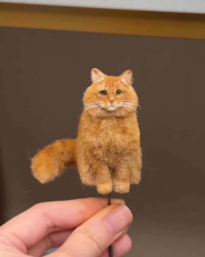 40 Wool Felt Pets So Realistic You Might Want To Do A Double Take