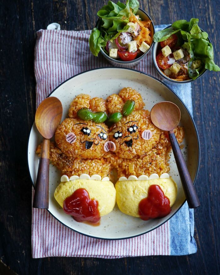 This Mom From Japan Comes Up With Incredibly Creative Meals For Her Kids (73 Pics)
