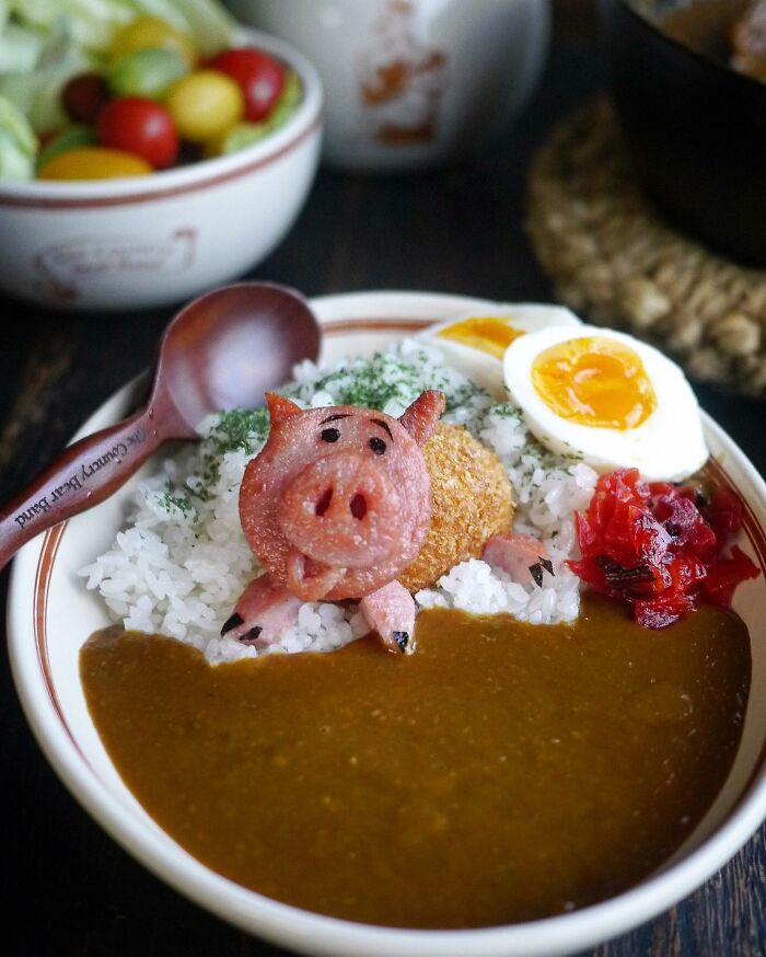 This Mom From Japan Comes Up With Incredibly Creative Meals For Her Kids (73 Pics)