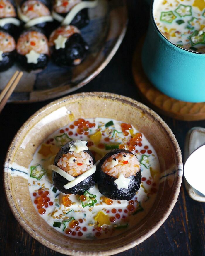 This Mom From Japan Comes Up With Incredibly Creative Meals For Her Kids (73 Pics)