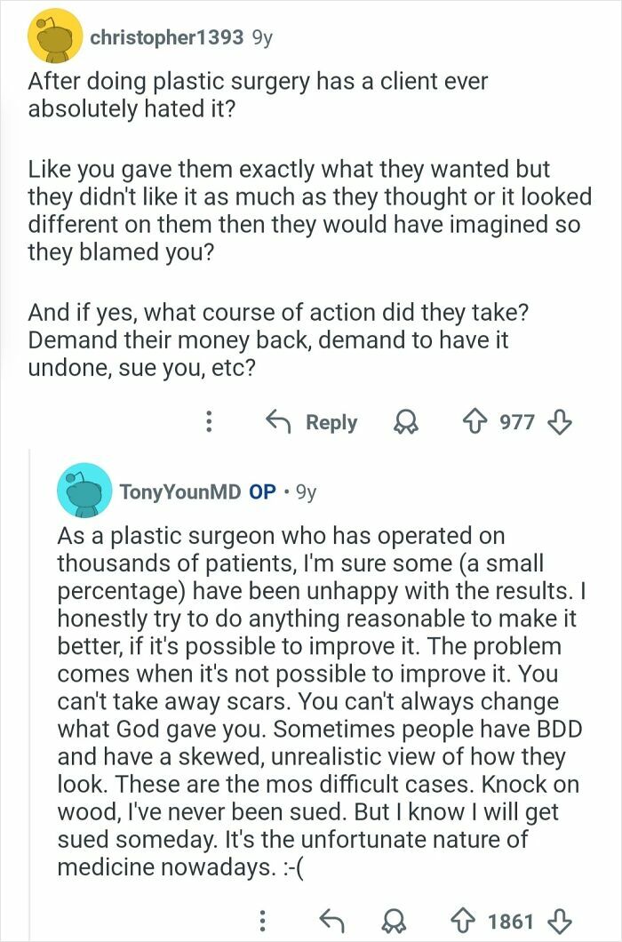 65 Honest Answers From Plastic Surgeons That May Change How You See Cosmetic Work