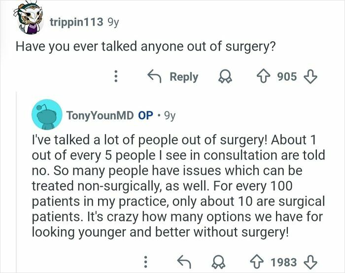 65 Honest Answers From Plastic Surgeons That May Change How You See Cosmetic Work