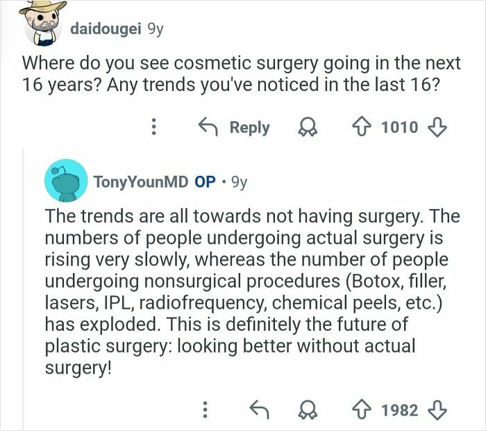 65 Honest Answers From Plastic Surgeons That May Change How You See Cosmetic Work
