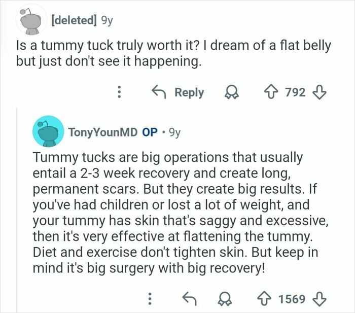 65 Honest Answers From Plastic Surgeons That May Change How You See Cosmetic Work