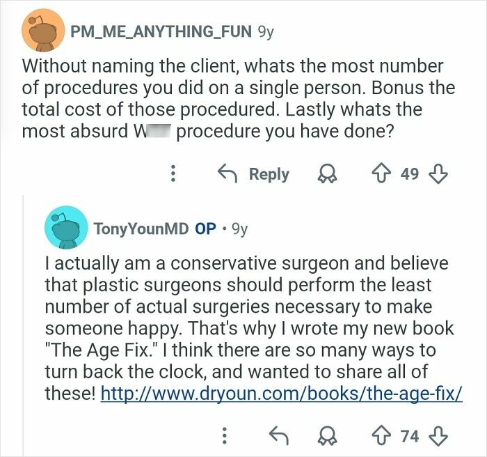 65 Honest Answers From Plastic Surgeons That May Change How You See Cosmetic Work